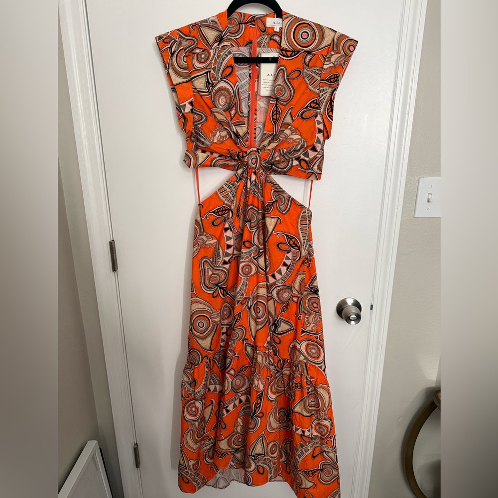 A.L.C. Orange Alexandria Dress - Picture 3 of 3
